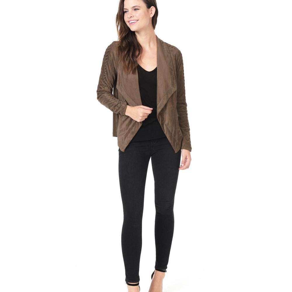 Cupcakes and Cashmere Faux Suede jacket
